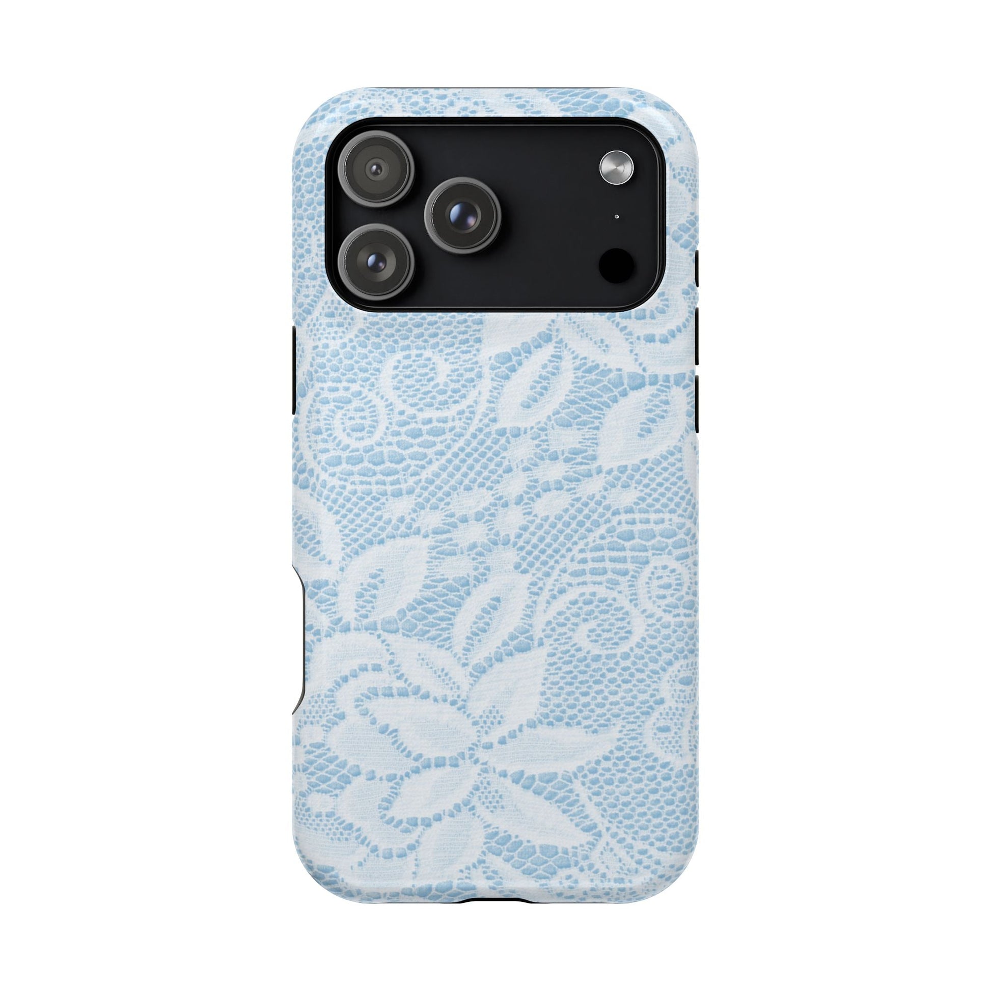 Sky White Lace Pattern Case - Layreen Cases