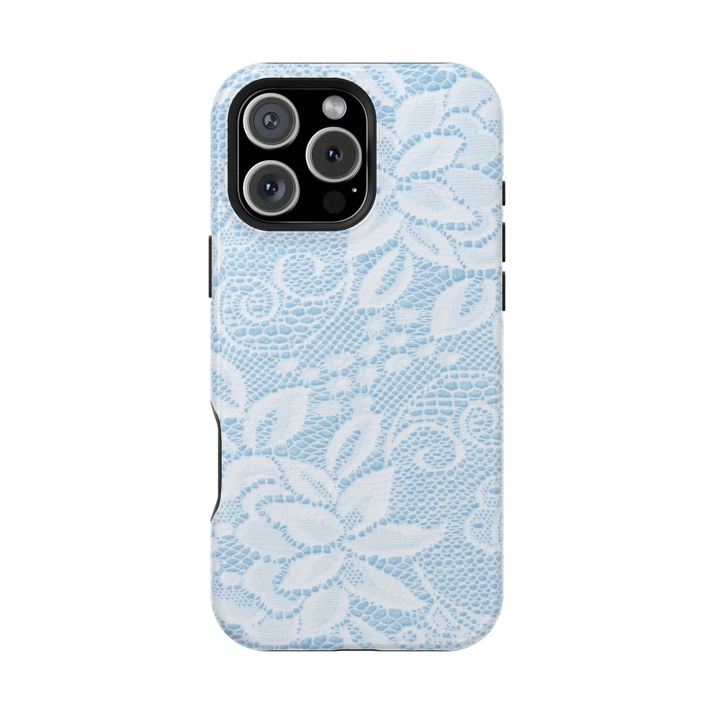 Sky White Lace Pattern Case - Layreen Cases