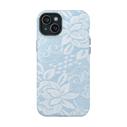 Sky White Lace Pattern Case - Layreen Cases