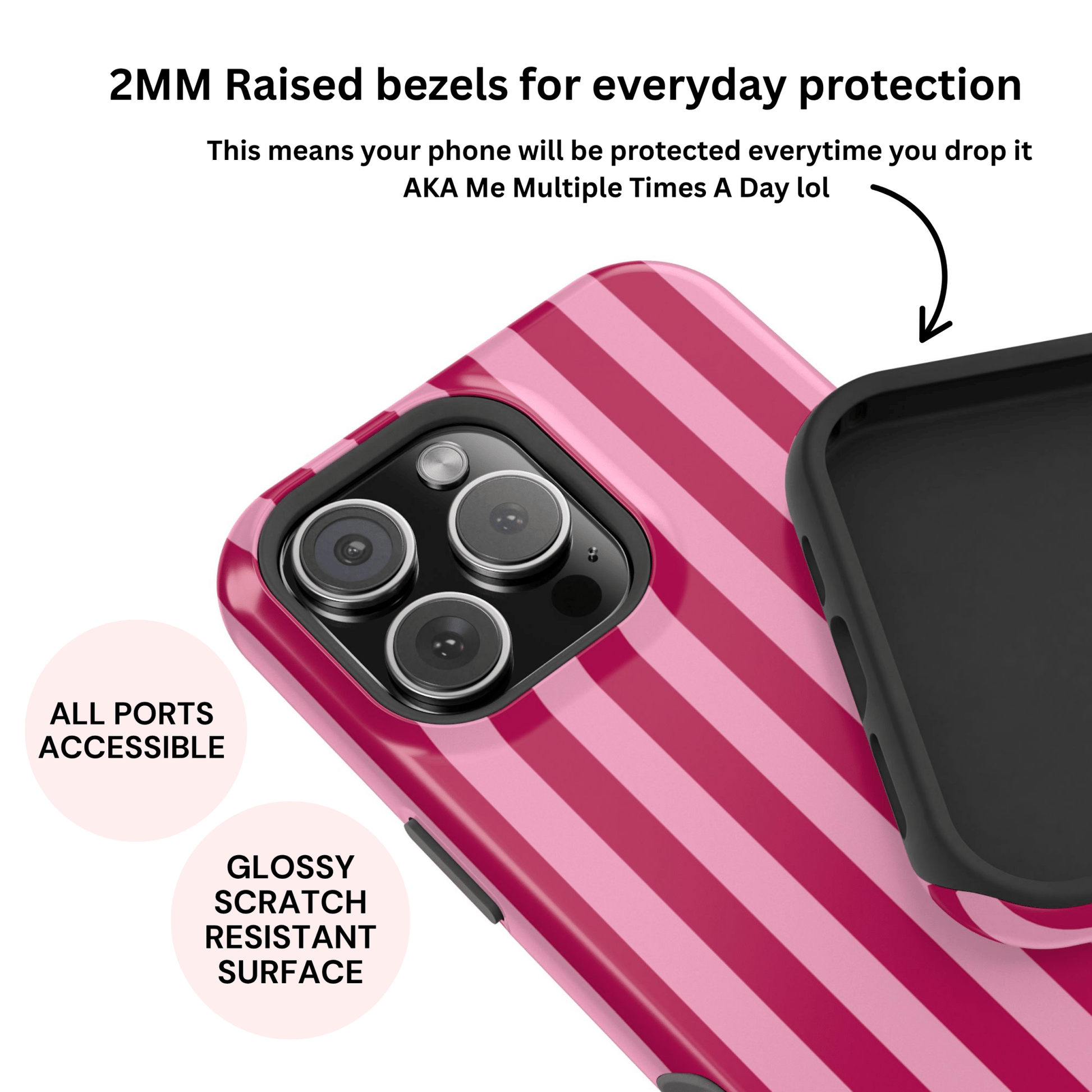 Strawberry Jam Stripes - Layreen Cases