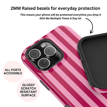 Strawberry Jam Stripes - Layreen Cases