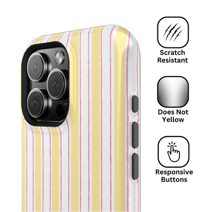Strawberry Lemonade Pinstripes - Layreen Cases