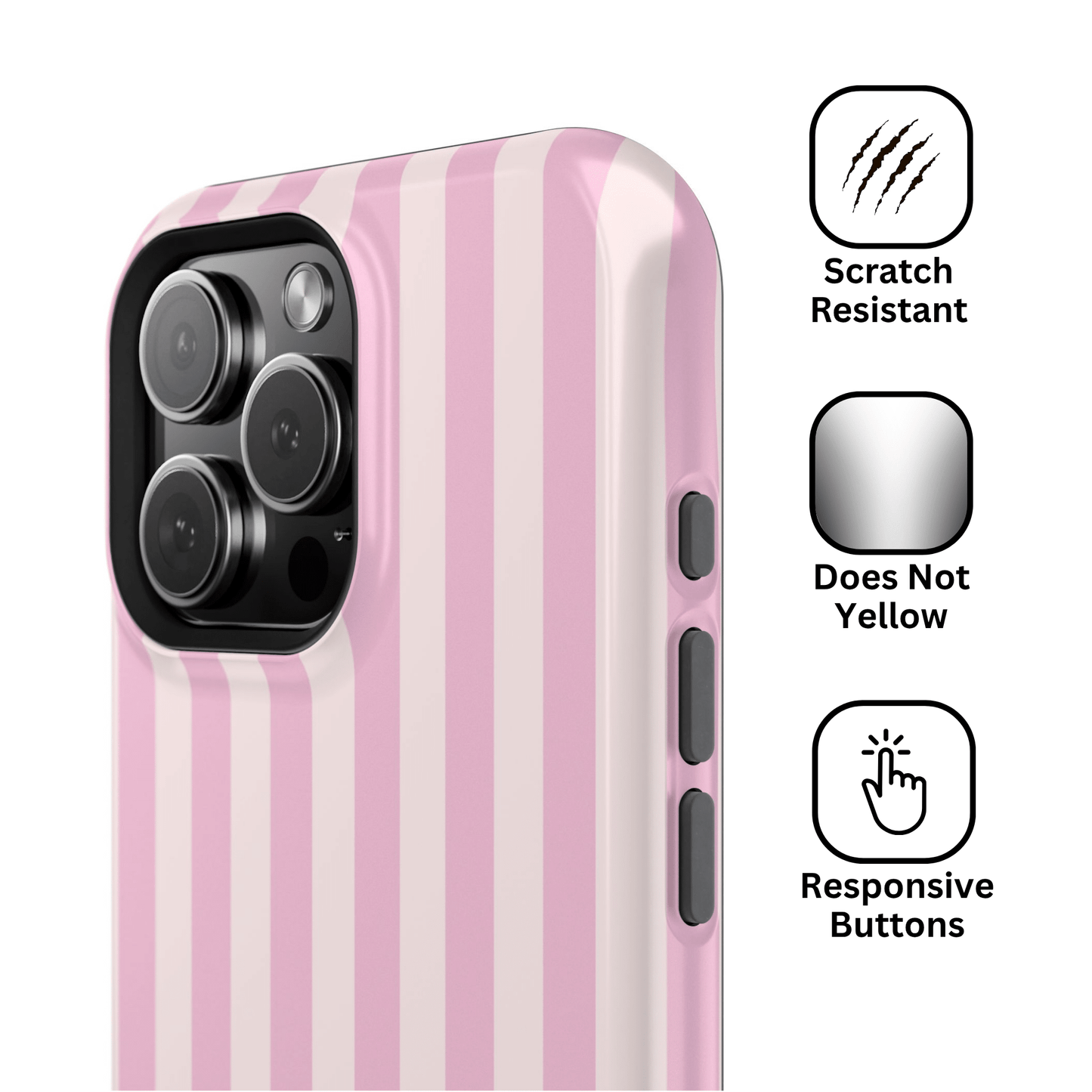 Strawberry Milk Stripes - Layreen Cases