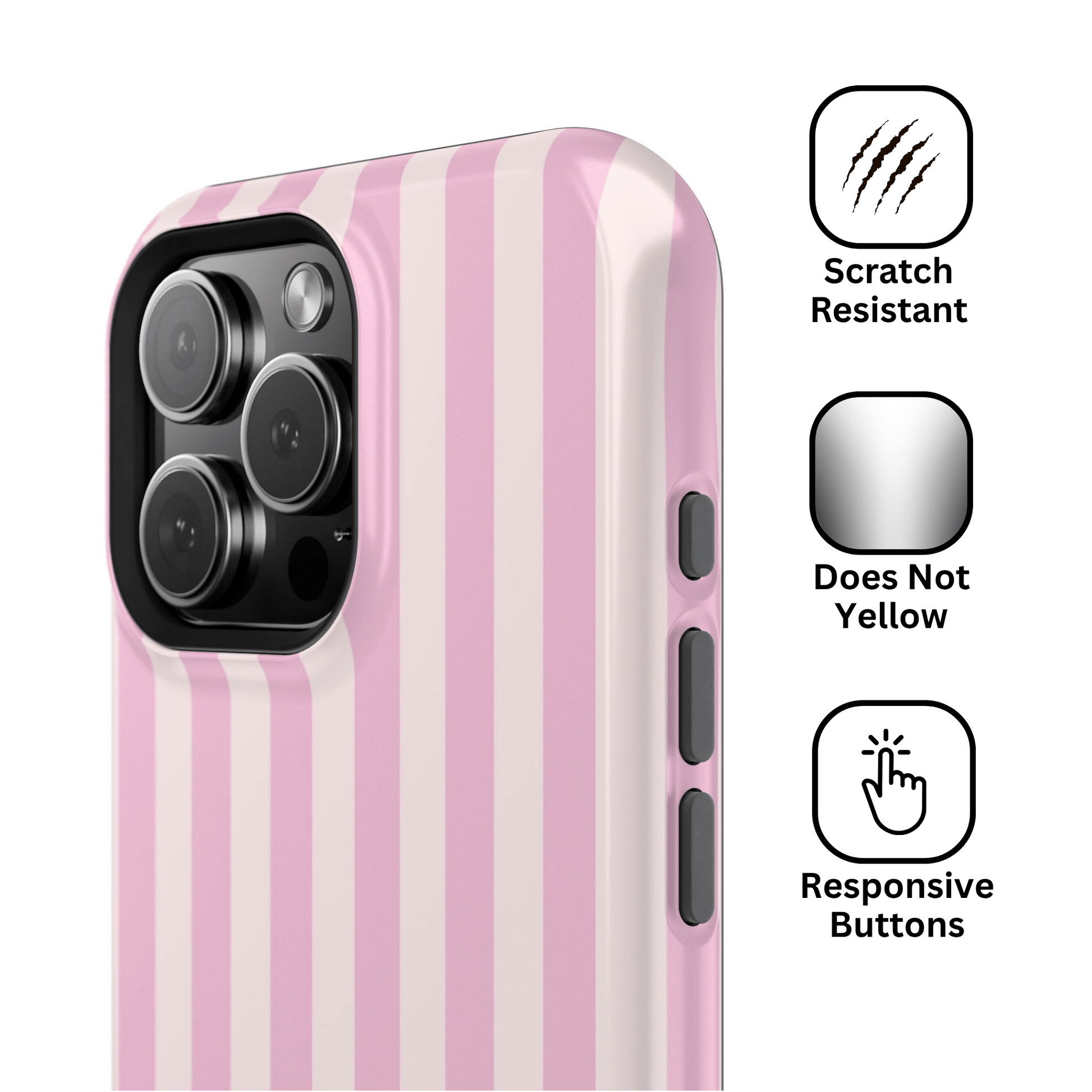 Strawberry Milk Stripes - Layreen Cases