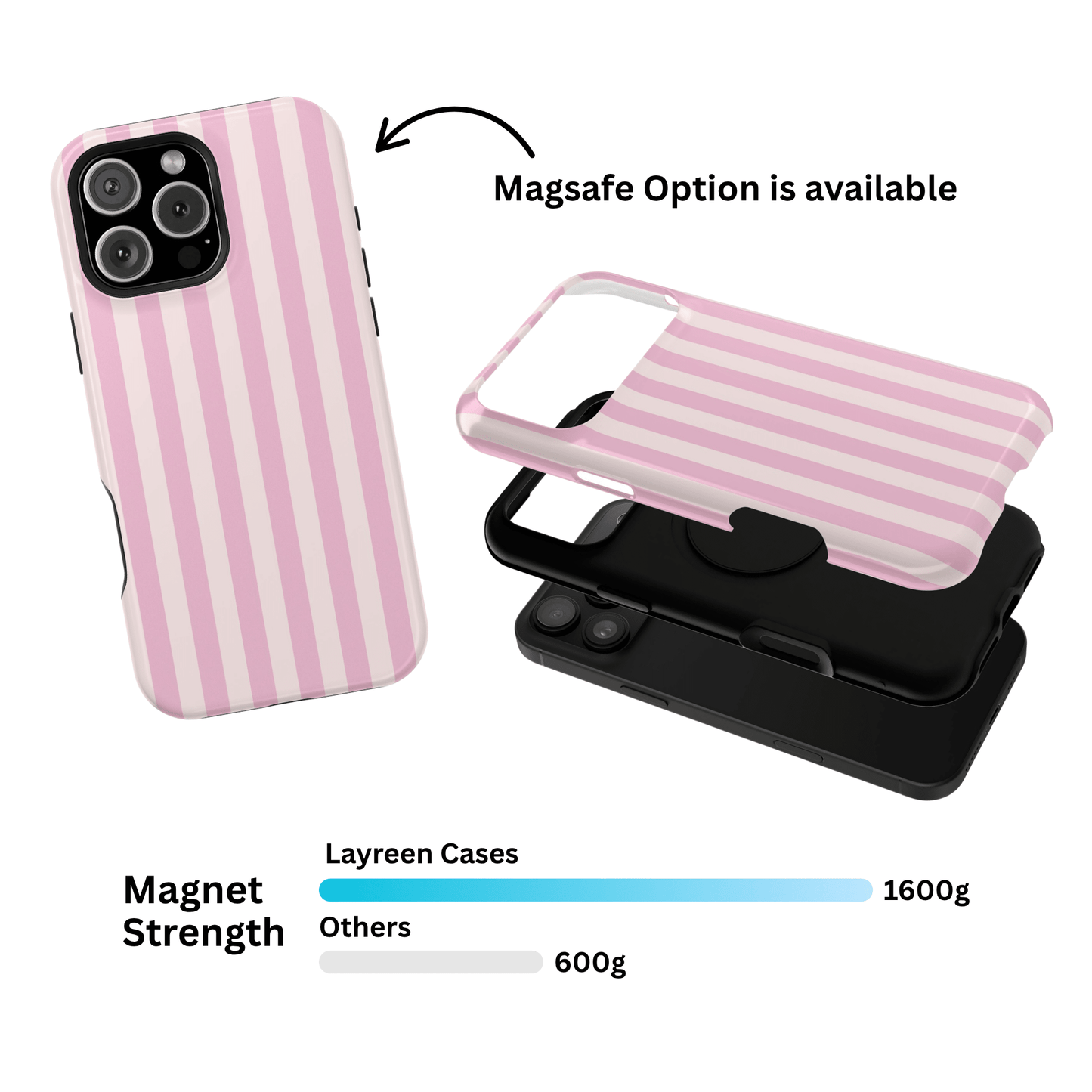 Strawberry Milk Stripes - Layreen Cases