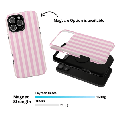 Strawberry Milk Stripes - Layreen Cases