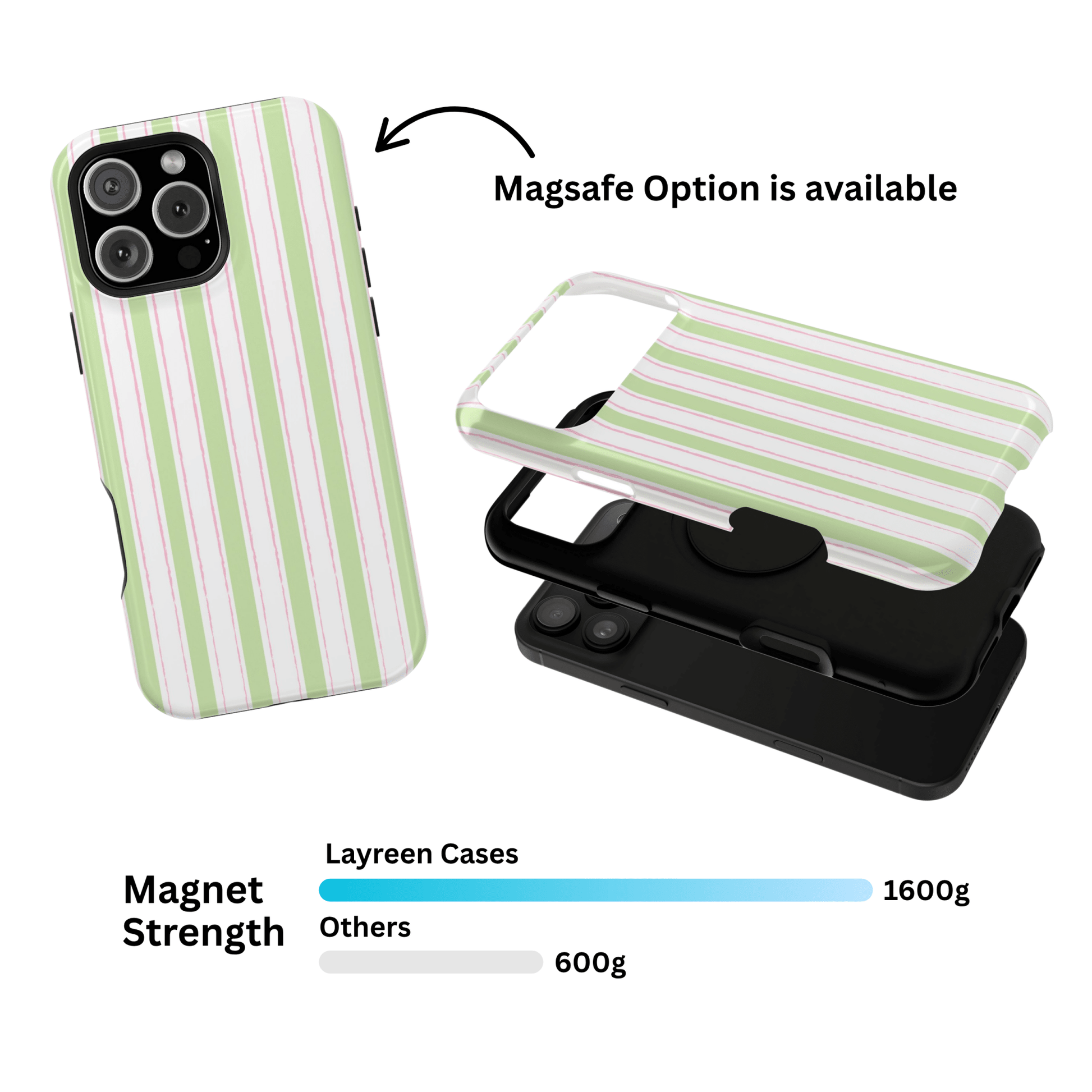 Sweet Pea Pinstripes - Layreen Cases