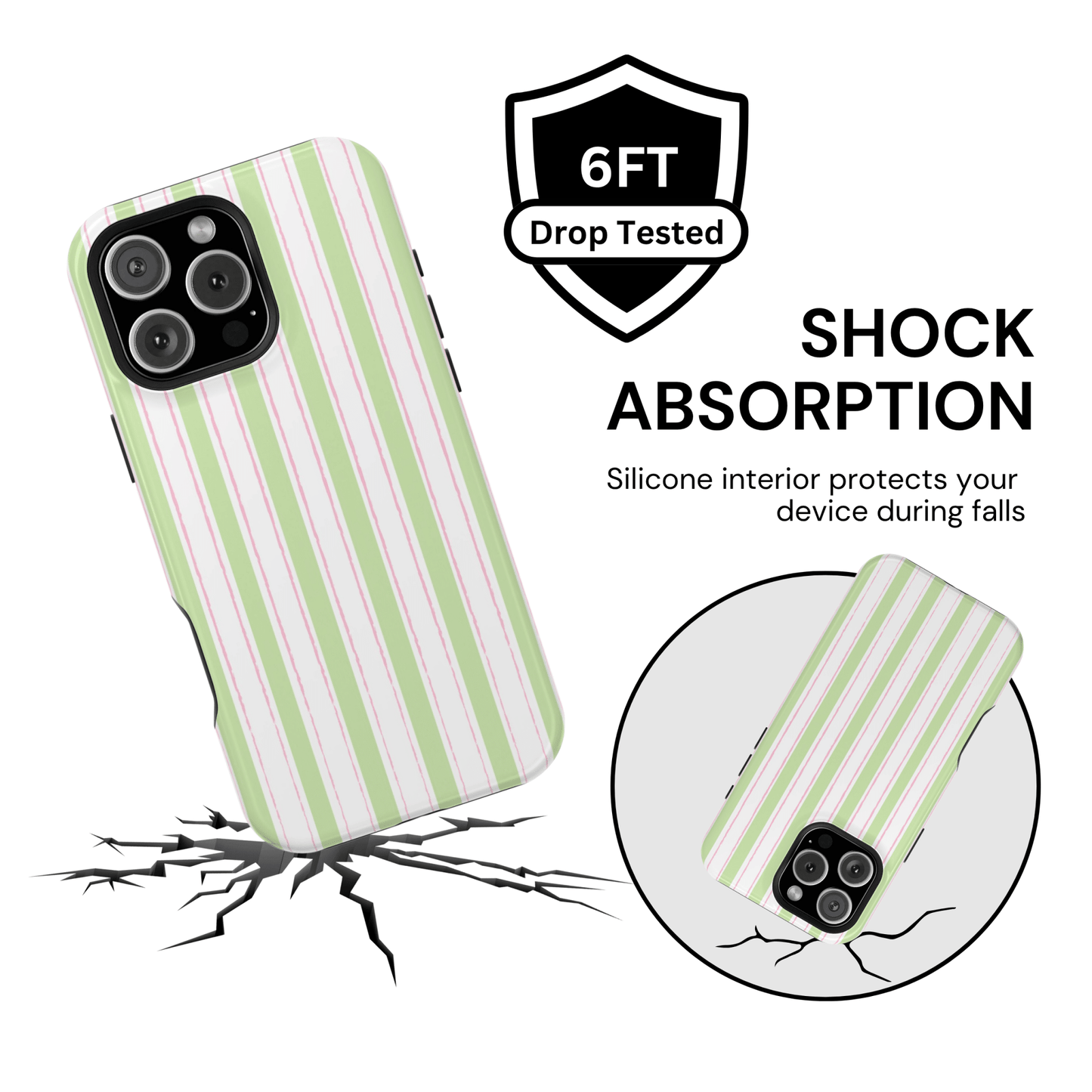 Sweet Pea Pinstripes - Layreen Cases