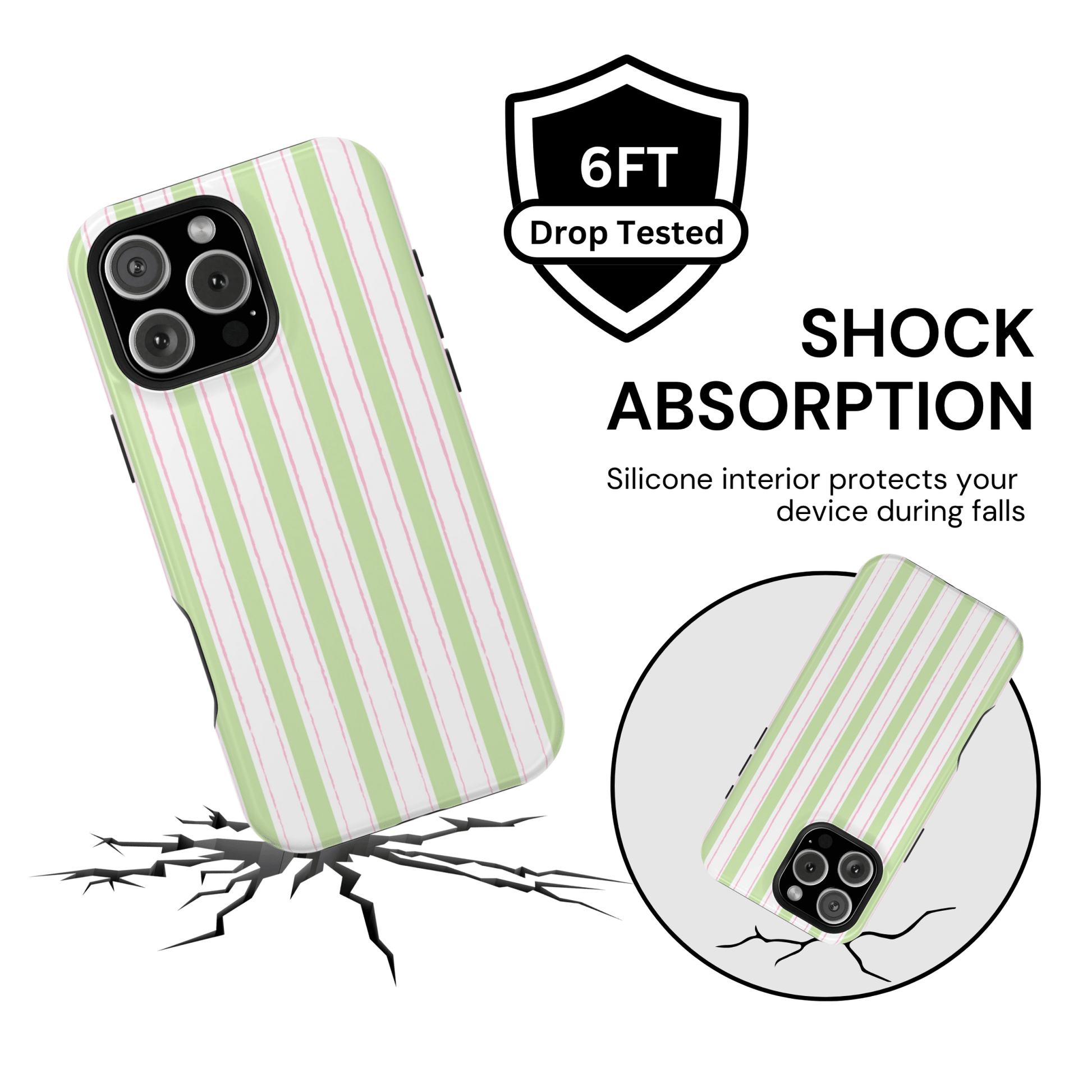 Sweet Pea Pinstripes - Layreen Cases